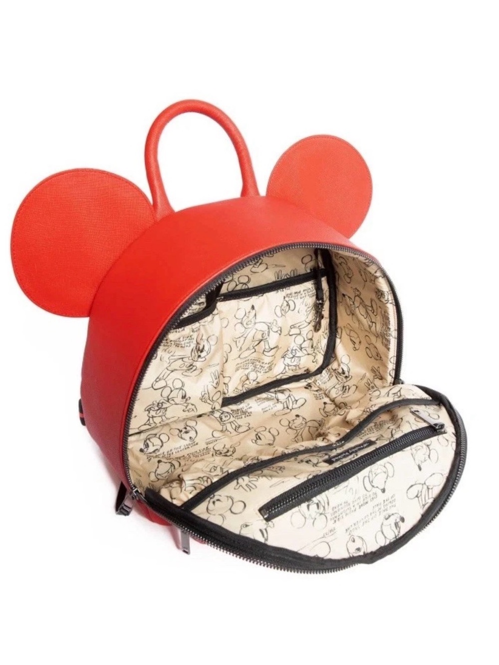 Disney Baby Freshly Picked Mickey Anaheim Backpack Diaper Bag Rouge Red NEW - Picture 3 of 7